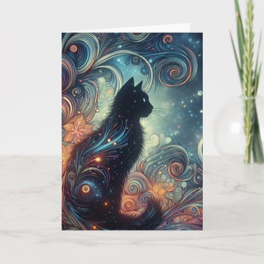 黒猫 カード (正面)