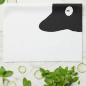 黒猫 キッチンタオル (折り畳み)