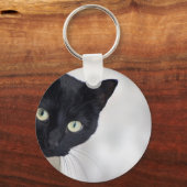 黒猫 キーホルダー (正面)
