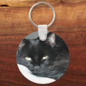 黒猫 キーホルダー (正面)