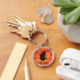 黒猫 キーホルダー