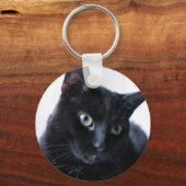 黒猫 キーホルダー (正面)