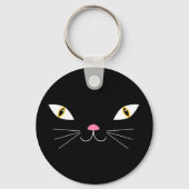 黒猫 キーホルダー (正面)