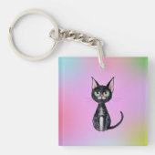 黒猫 キーホルダー (正面)