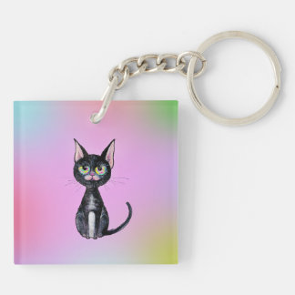 黒猫 キーホルダー