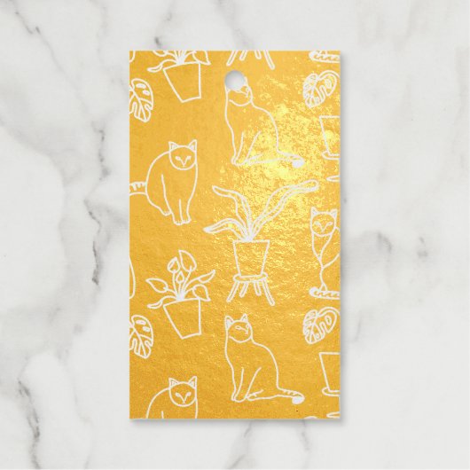 黒猫 ギフトタグ (正面)