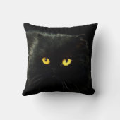 黒猫 クッション (裏面)