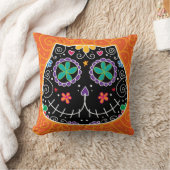 黒猫 クッション (ブランケット)