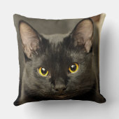 黒猫 クッション (裏面)