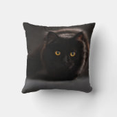 黒猫 クッション (裏面)