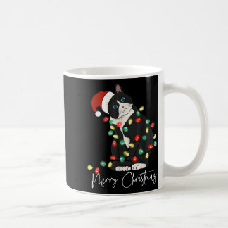 黒猫 クリスマス ライト クリスマス 黒猫と コーヒーマグカップ