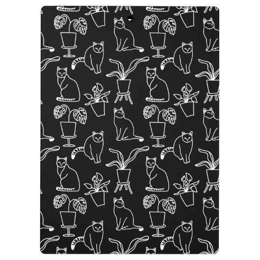 黒猫 クリップボード (裏面)