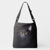 黒猫 クロスボディバッグ (正面)