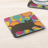 黒猫 コースター (左側)