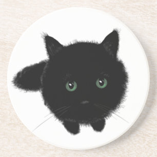 黒猫 コースター