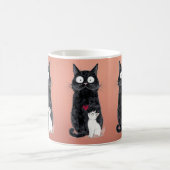 黒猫 コーヒーマグカップ (中央)