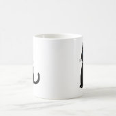 黒猫 コーヒーマグカップ (中央)