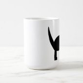 黒猫 コーヒーマグカップ (中央)