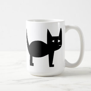 黒猫 コーヒーマグカップ