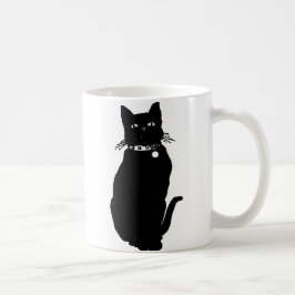 黒猫 コーヒーマグカップ