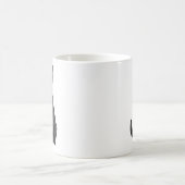 黒猫 コーヒーマグカップ (中央)