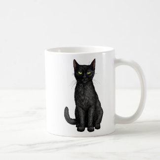 黒猫 コーヒーマグカップ