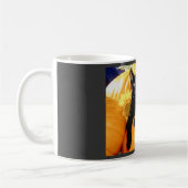 黒猫 コーヒーマグカップ (左)