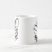 黒猫 コーヒーマグカップ (中央)