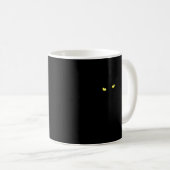 黒猫 コーヒーマグカップ (正面右)