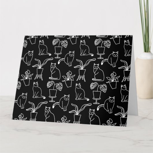 黒猫 サンキューカード (正面)