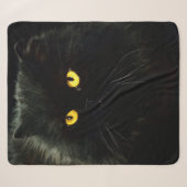 黒猫 シェルパブランケット (正面(横))