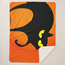 黒猫 シェルパブランケット