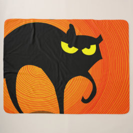 黒猫 シェルパブランケット