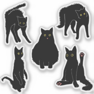 黒猫 シール