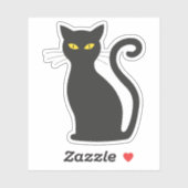 黒猫 シール (シート)