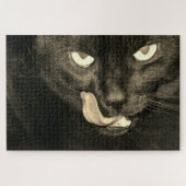 黒猫 ジグソーパズル (横)