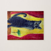 黒猫 ジグソーパズル (横)