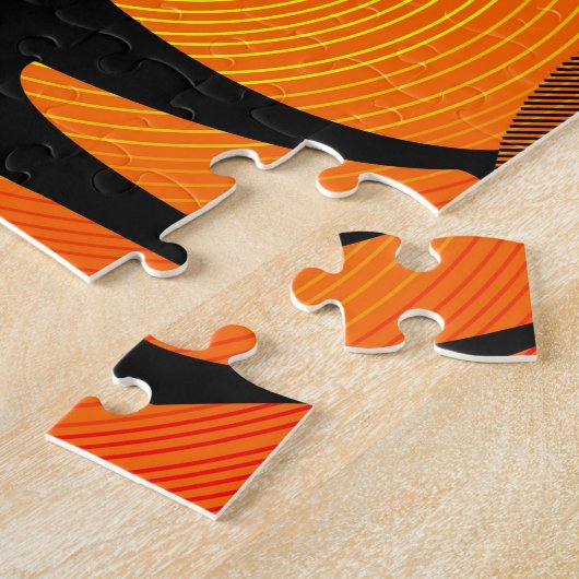 黒猫 ジグソーパズル (側面)