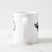 黒猫 ジャンボコーヒーマグカップ (裏面)