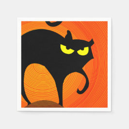 黒猫 スタンダードカクテルナプキン