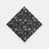 黒猫 スタンダードランチョンナプキン (角)