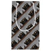 黒猫 スモールペーパーバッグ (正面)