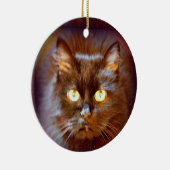 黒猫 セラミックオーナメント (右)