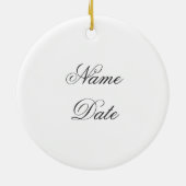 黒猫 セラミックオーナメント (裏面)