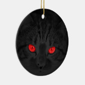 黒猫 セラミックオーナメント (右)