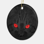 黒猫 セラミックオーナメント (左)
