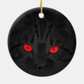 黒猫 セラミックオーナメント (裏面)
