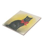 黒猫 タイル (側面)