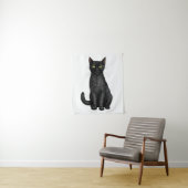 黒猫 タペストリー (インサイチュ)