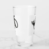 黒猫 タンブラーグラス (左)